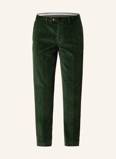 Вельветовые брюки HILTL Regular Fit, зеленый