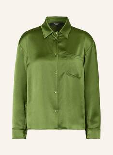 Рубашка WEEKEND MaxMara bluse CARIOCA aus Satin, светло-зеленый