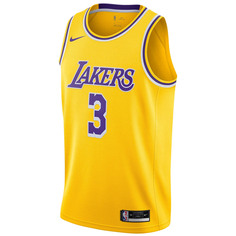 Майка Nike Anthony Davis Lakers Icon Edition 2020, желтый/фиолетовый