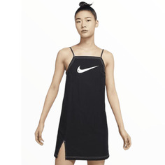 Платье Nike Sportswear Swoosh Woven Cami, черный