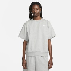 Свитшот Nike Dri-Fit Standard Issue Men&apos;s Short-Sleeve Basketball, серый