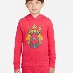 Худи Nike LeBron Big Kids&apos; (Boys&apos;) Pullover, красный/золотой/голубой