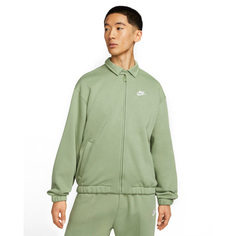 Куртка Nike Club Fleece Men&apos;s Harrington, светло-зеленый/белый