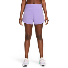 Шорты Nike Dri-Fit Bliss Women&apos;s Quick Dry High Waist Lined, фиолетовый