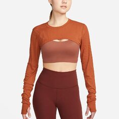 Топ Nike Yoga Suite women&apos;s, коричневый