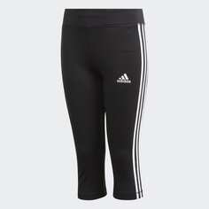 Леггинсы adidas Equipment 3-Stripes 3/4, черный