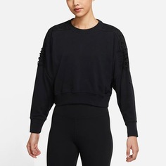 Свитшот Nike Casual Sports Knit Round Neck Women&apos;s Training, черный