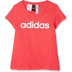 Футболка adidas Girls&apos; Essentials Linear, розовый