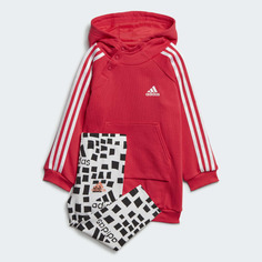 Набор худи и леггинсы adidas, Set, розовый/белый