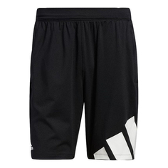 Шорты Adidas 4k 3 Bar Short Logo Printing Training Sports Black, Черный