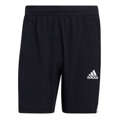 Шорты Adidas Aero 3s Sho Stripe Training Running Logo Sports Black, Черный