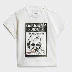 Футболка Adidas Originals Stan Smith Sushi, белый/черный