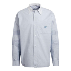 Рубашка Adidas originals Casual Sports Long Sleeves Sky Blue, Синий