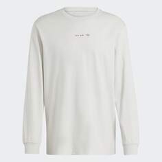 Свитшот adidas Reclaim Logo Long Sleeve, светло-серый