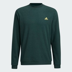 Свитшот Adidas Golf Core Crew, зеленый