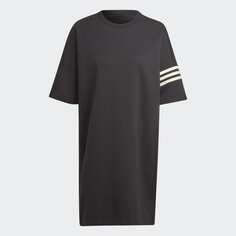 Платье-футболка Adidas Adicolor Neuclassics Tee, черный/белый