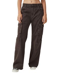 Женские широкие джинсы карго COTTON ON, коричневый