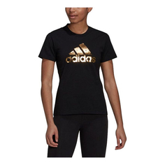 Футболка Adidas Gfx Tee Ss2 Leisure Sports Short Sleeve Black, Черный