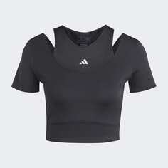 Топ Adidas HIIT AEROREADY Crop Training, черный