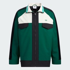 Куртка Adidas Originals Anti-University, темно-зеленый/мультиколор