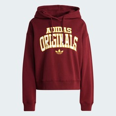 Худи Adidas Originals Logo, бордовый