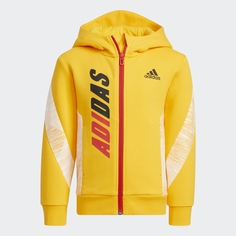 Куртка Adidas Hooded, желтый/мультиколор