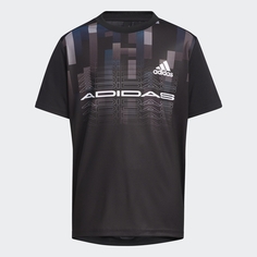 Футболка Adidas Short-sleeved, черный/мультиколор