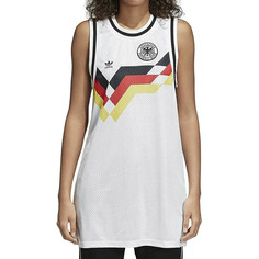 Платье-майка Adidas Originals Tank Straight, белый/мультиколор