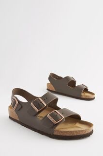 Коричневые босоножки Milano Birkenstock, коричневый