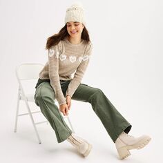 Пуловер SO для юниоров, свитер с круглым вырезом SO