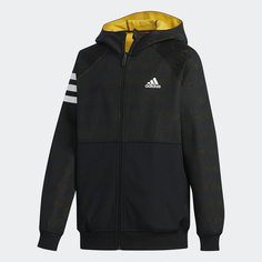Куртка Adidas, черный/желтый