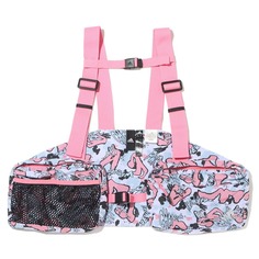 Жилет-сумка Adidas Atmos PINK x Jenny Kaori, розовый/голубой