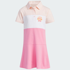 Платье Adidas Kids, розовый/белый