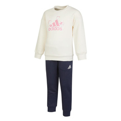 Спортивный костюм Adidas Kids Lk Gfx Fl, бежевый/синий