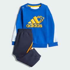 Спортивный костюм adidas Crew Set, темно-синий