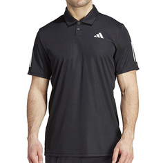 Футболка поло adidas Official Summer Men&apos;s Tennis Sport Tops Training Casual, черный/белый