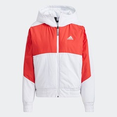 Куртка Adidas CNY Warm, белый/красный