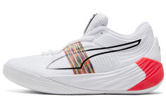 Баскетбольные кроссовки Puma Fusion Nitro Spectra низкие, белые