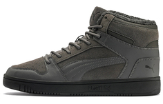 Puma Rebound Layup SD коричневый/черный повседневные туфли для доски среднего размера