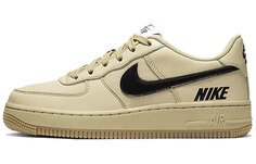 Nike Air Force 1 Lv8 5 (Gs) Туфли для скейтбординга Женские туфли для скейтбординга Золотой/белый/черный/медно-коричневый