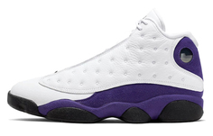 Баскетбольные кроссовки Nike Air Jordan 13 Retro Lakers белый/фиолетовый