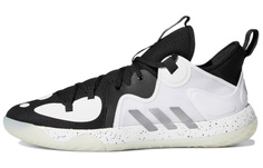 Унисекс Баскетбольные кроссовки Adidas Harden Stepback Core Black/Silver Metallic/Cloud White