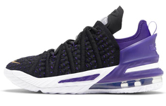 Женские баскетбольные кроссовки Nike Lebron 18 (Gs) черный/фиолетовый