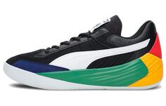 Черные баскетбольные кроссовки Fives x Puma Fusion Nitro Combat Черный Зеленый Желтый