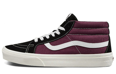 Обувь унисекс для скейтбординга Vans Sk8-Mid, черный, фиолетовый