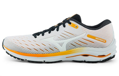 Кроссовки Mizuno Unisex Wave Rider 24 Белый/Желтый