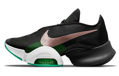 Низкие кеды Nike Wmns Air Zoom SuperRep 2, черный/зеленый