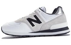 New Balance 574 Белый Черный Серый