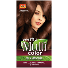 Venita Multi Color шампунь для окрашивания волос 4.4 каштан, 40 г