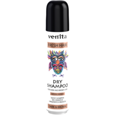 Venita Brown&amp;Dark сухой шампунь для волос, 75 мл